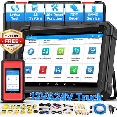 Launch X431 V+ SmartLink HD Heavy Duty Truck Scanner Car Diagnostic Topology Map