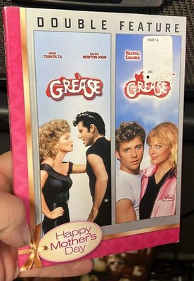 GREASE/GREASE 2 JOHN TRAVOLTA OLIVIA NEWTON DOUBLE FEATURE DVD BRAND NEW SEALED