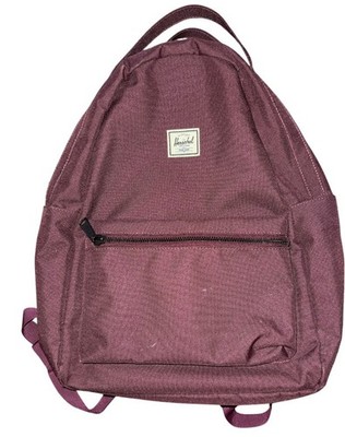 Herschel Supply Co Nova Mid-Volume Backpack 18L Burgundy Crosshatch Stripe lined