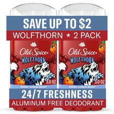 Old Spice Aluminum Free Deodorant for Men, 24/7 3 Ounce Pack of 2