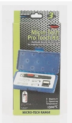 GoSystem Micro Tech Pro nachfüllbarer Butan Gasbrenner Kit - MP2205 - Neu in OVP - UVP 39 