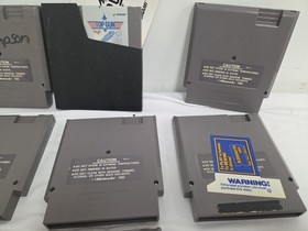 Lot of 16 Nintendo NES Games UNTESTED Mario Mario 2 NFL Warrior Batman TMNT
