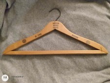 Vintage 17" Wooden Hanger Advertising MAYFAIR HOTELS LENNOX St Louis MO