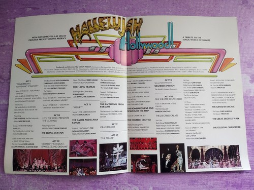 1975 MGM Grand Hotel Las Vegas Donn Arden's HALLELUJAH Hollywood Program Vintage - Bild 4 von 7