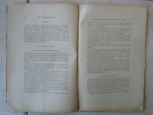 LES CIVILISATIONS NEOLITHIQUES ET ENEOLITHIQUES DE LA FRANCE, 1929. - Picture 6 of 11