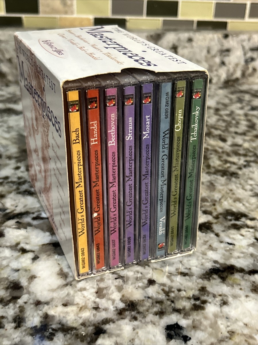 The Worlds Greatest Masterpieces, 8 CDs (Strauss, Beethoven