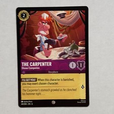 The Carpenter 44/204 Disney Lorcana Azurite Sea Regular Common Card NM