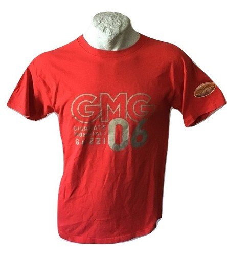 MOTO GUZZI T-Shirt da uomo Maglia moto rossa cotone 100% maglietta Vintage  2006 | eBay