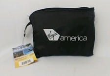 NWT Virgin America Travel Car Seat Bag Black Packable Strap Infant Carrier