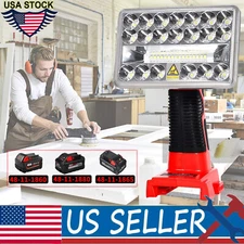 18W 2000LM Wireless LED Work Light Flashlight for Milwaukee 18V Li-ion Battery