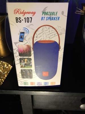 ridgeway portable bluetooth speaker