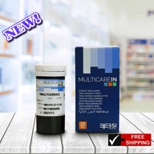 25 pasków MULTICARE-IN Triglicerydy Paski testowe elektrod Bezpłatna wysyłka