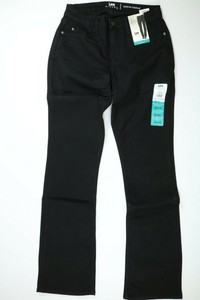 riders by lee mid rise bootcut black