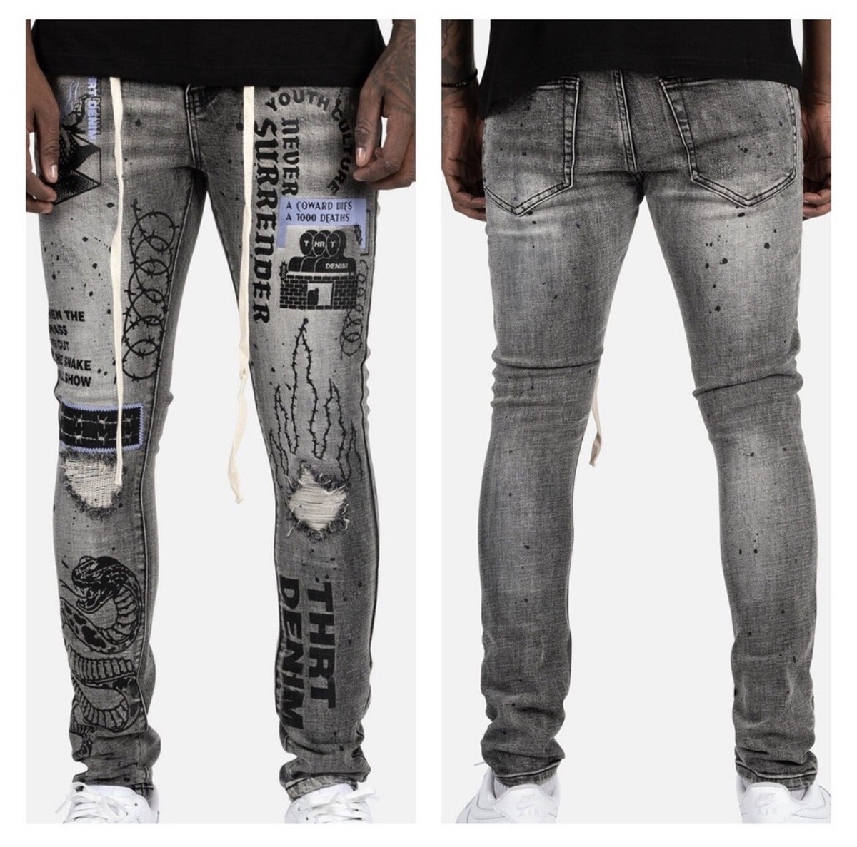 GRIS painter pants エクリュＬ Painter Pants Ecru L-XL（135-150/150-） GRIS グリ - こども