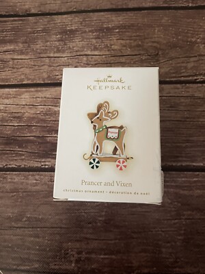 2009 Hallmark Keepsake Ornament - Prancer & Vixen Christmas