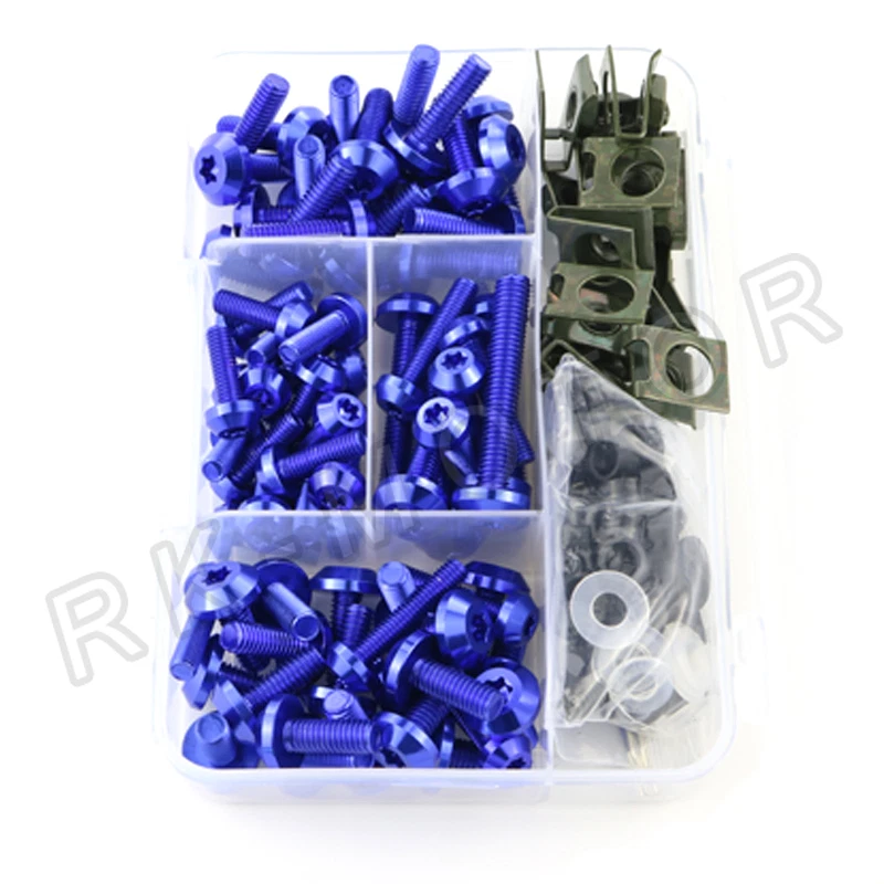 Juego completo de tornillos de carrocería para carenado de aleación aptos para Triumph Daytona 650 2005 Foto 4 de 4