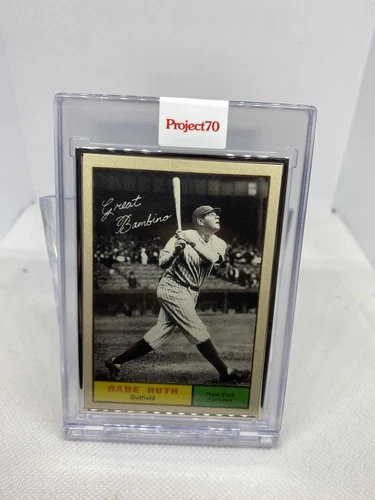 Babe Ruth Card 633 Topps Project 70 -Artist Proof 43/51 !!!