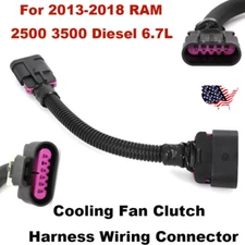For 2013-18 RAM 2500 3500 Diesel 6.7L Cooling Fan Clutch Harness Connector Plug