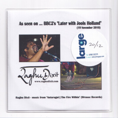 (LO191) Raghu Dixit, No Man Will Ever Love You Like I Do - 2010 DJ CD