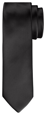 BomGuard Herren Krawatte 6cm schmal glänzend oder matt - Damen Schlips Anzug