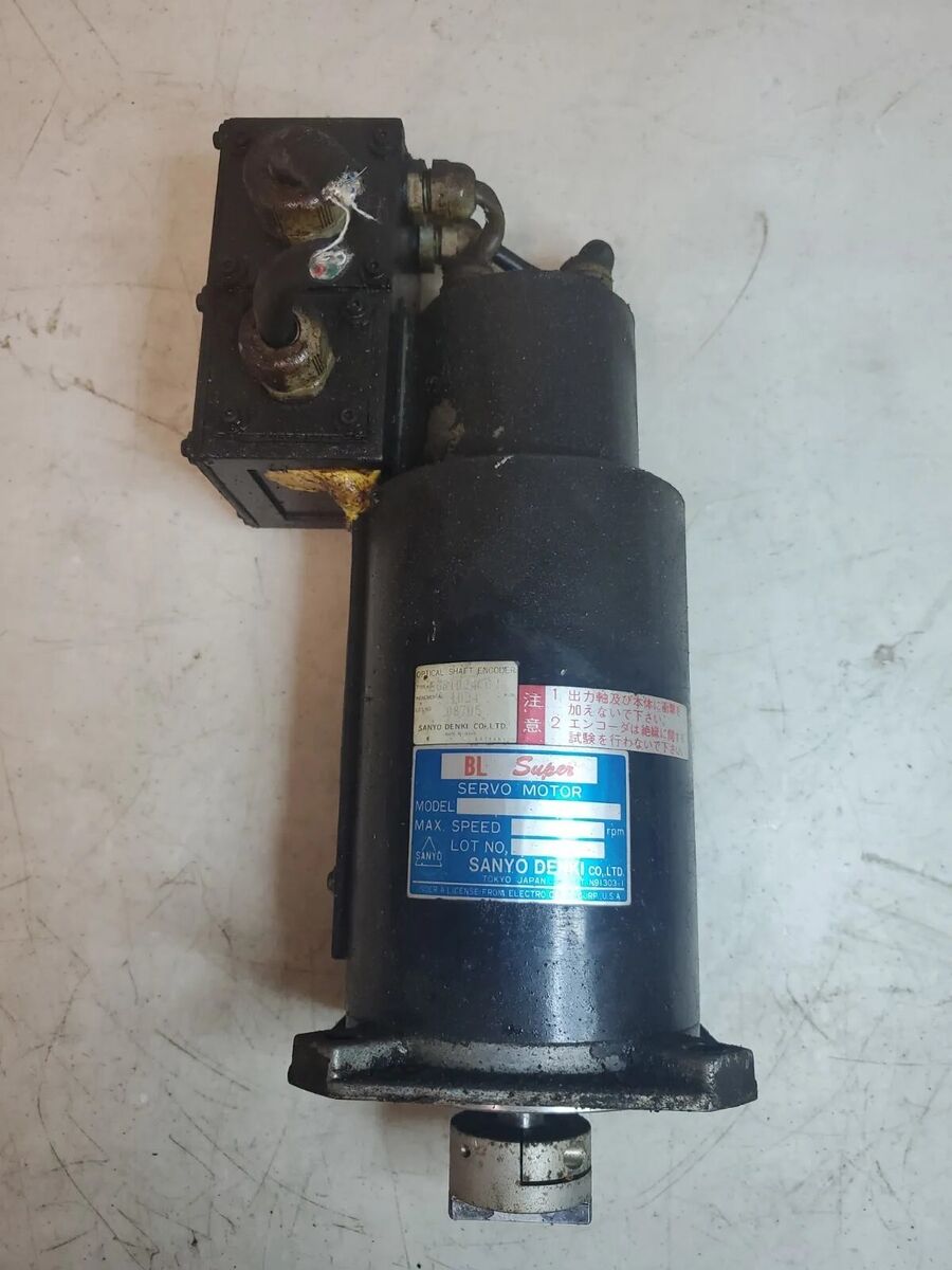 SANYO DENKI_BL SUPER AC SERVO MOTOR Brother TC-225 (No Model SANYO DENKI_BL SUPER AC SERVO MOTOR Brother TC-225 (No Model