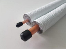 Kältemittelleitung Kupferrohr 1/4" + 3/8" 1-50m Klimaanlage 9000BTU / 12000BTU