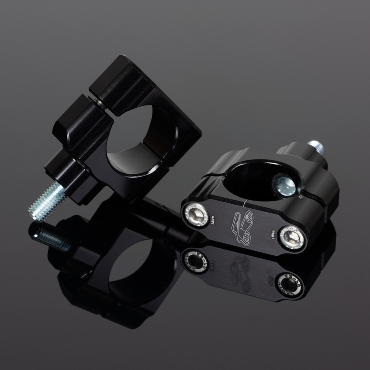 Pontet de guidon 36mm rigide pour Fatbar 36 moto KTM XC et Husqvarna FE