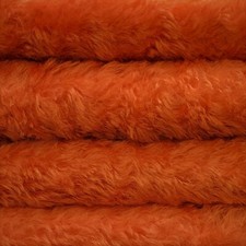 1/4 yd 785S/C Sweet Potato INTERCAL 3/4" Med. Dense Curly German Mohair Plush
