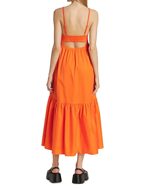 A.L.C Rhodes Citrus Cotton Cut out Dress A.L.C Sz 12 Wmns NWT$495 store  display | eBay