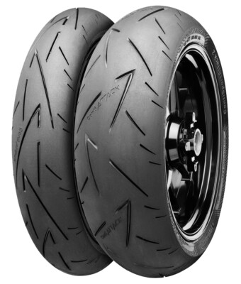Satz Continental ContiSportAttack 2 180/55 ZR17 73W + 120/70 ZR17 58W Set Paar