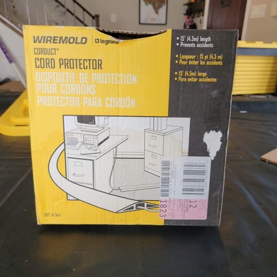 Wiremold Corduct 5 ft. 1-Channel Over-Floor Cord Protector Tan New In Box