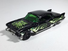 Hot Wheels 2006 '57 Cadillac Eldorado Brougham Black HW Fright Cars Walmart 