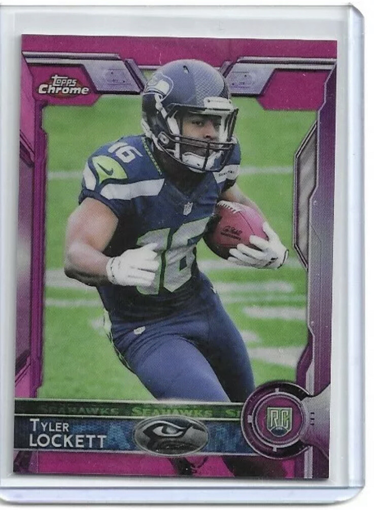 2015 Topps Chrome Tyler Lockett Pink Refractor Rookie #311/399