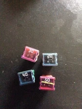 Assorted 32V AMP J Case Female Plug in Blade Cartridge PAL Fuse Fuses 5 Pcs