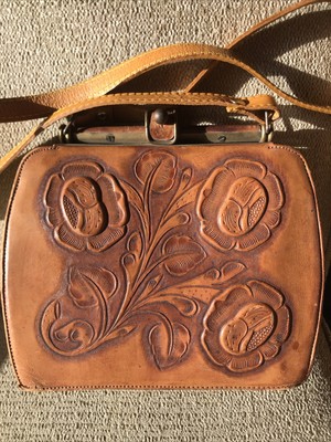 brown boho purse