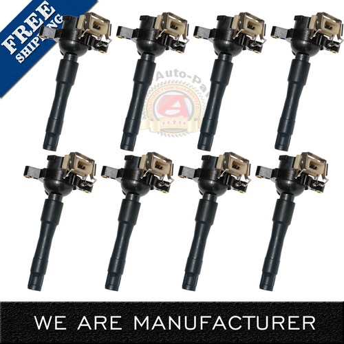 UF354 Set of 8 Ignition Coil For BMW E46 E39 X5 Z8 E36 325 330 328 525i
