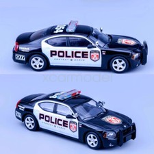 Rollin 1:64 Scale AIT 2005 Dodge Charger Police Muscle Diecast Metal Car Model