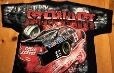 Tony Stewart Chase Authentic Graphic T-Shirt 2 Sided Size 2XL XX - READ -