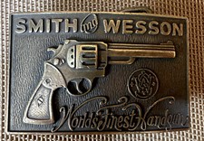 Smith  Wesson World's Finest Handgun Belt Buckle