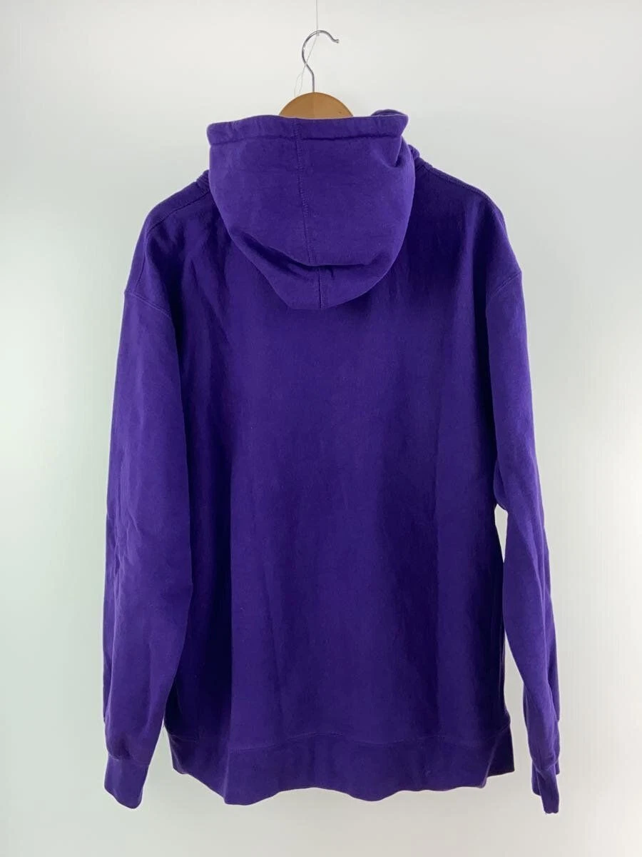 Felpa Supreme con cappuccio rialzata stile manuale XL cotone viola usata