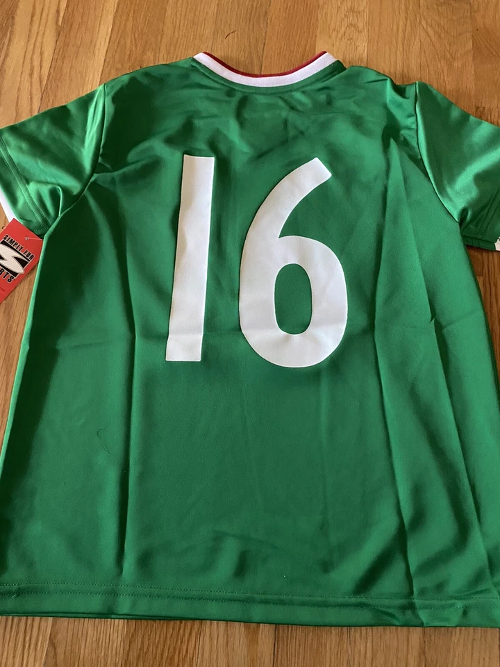 Nueva camisa de fútbol México para niños talla pequeña Foto 2 de 2