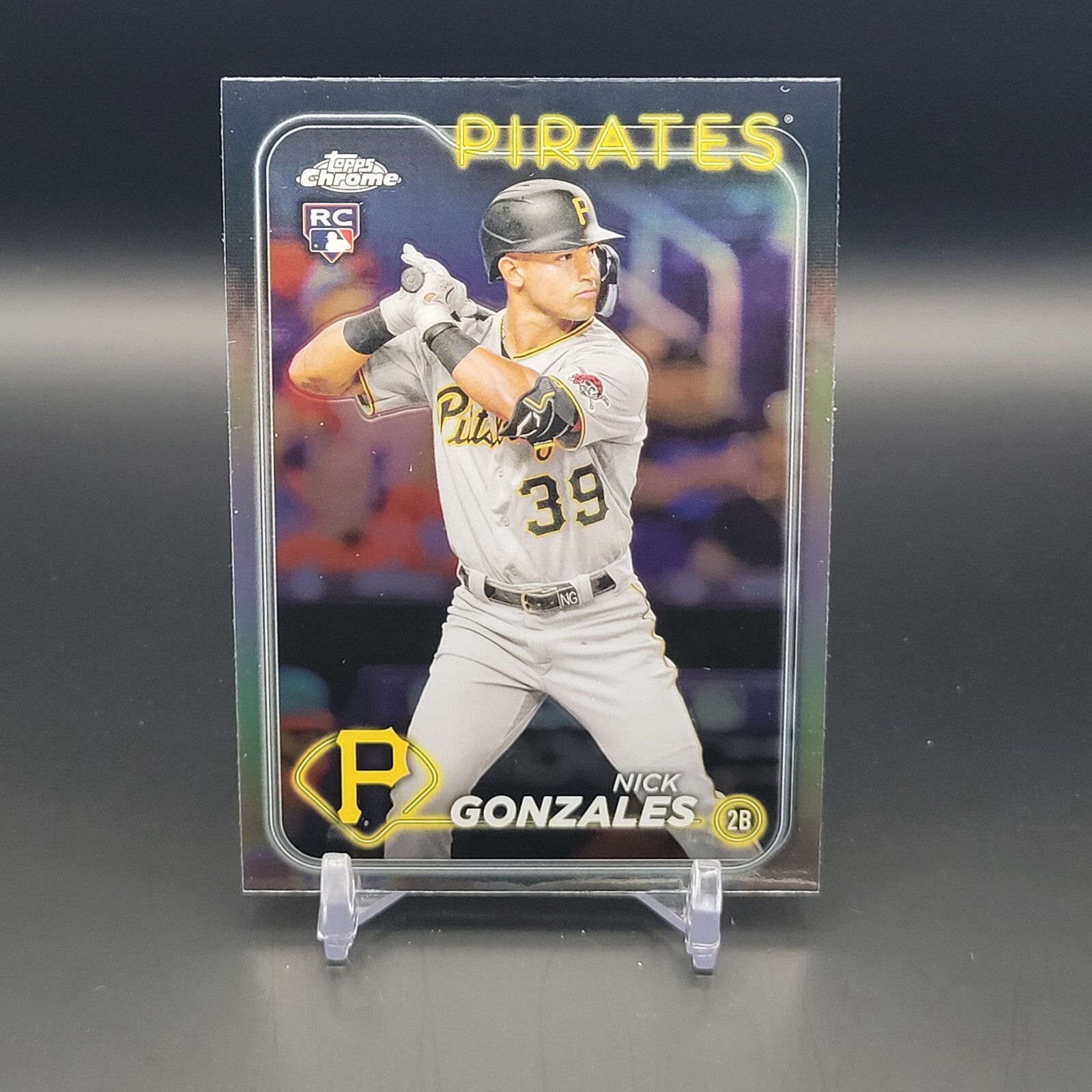 Nick Gonzales RC 2024 Topps Chrome Chrome Refractor 72 - Pittsburgh Pirates