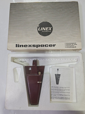 Vintage Nos Linex Automatic Line Spacer 675