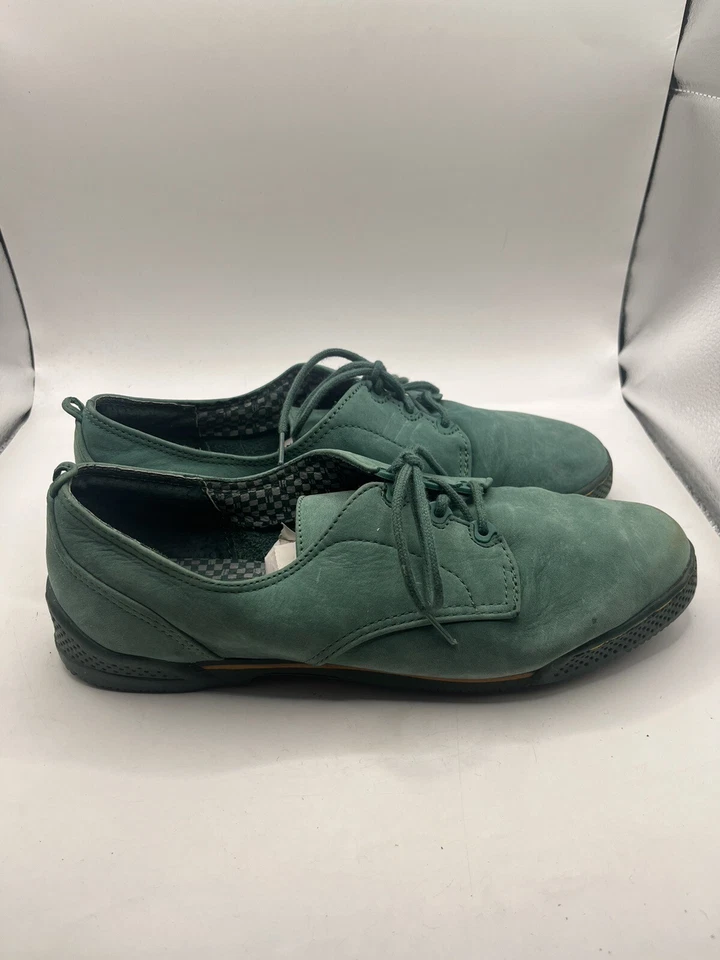 Tenis estilo Oxford vintage años 90’s BOKS by Reebok verdes con cordones talla 8 Foto 3 de 4