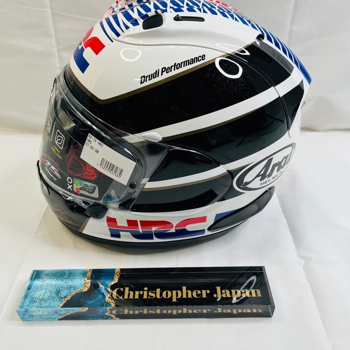 Arai RX-7X Corsair-X HRC HONDA Size M 57-58cm Snell Full Arai RX-7X Corsair-X HRC HONDA Size M 57-58cm Snell Full
