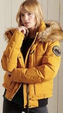 New Superdry Everlast Bomber Jacket Size 10 Rrp £124.99