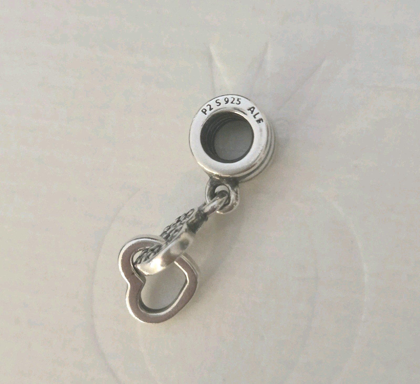 Pandora Authentic Interlocking Hearts Dangle Char… - image 4