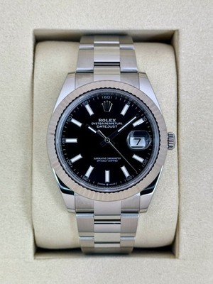NEW 2025 Rolex Datejust 41mm 126334 Oyster Black Dial