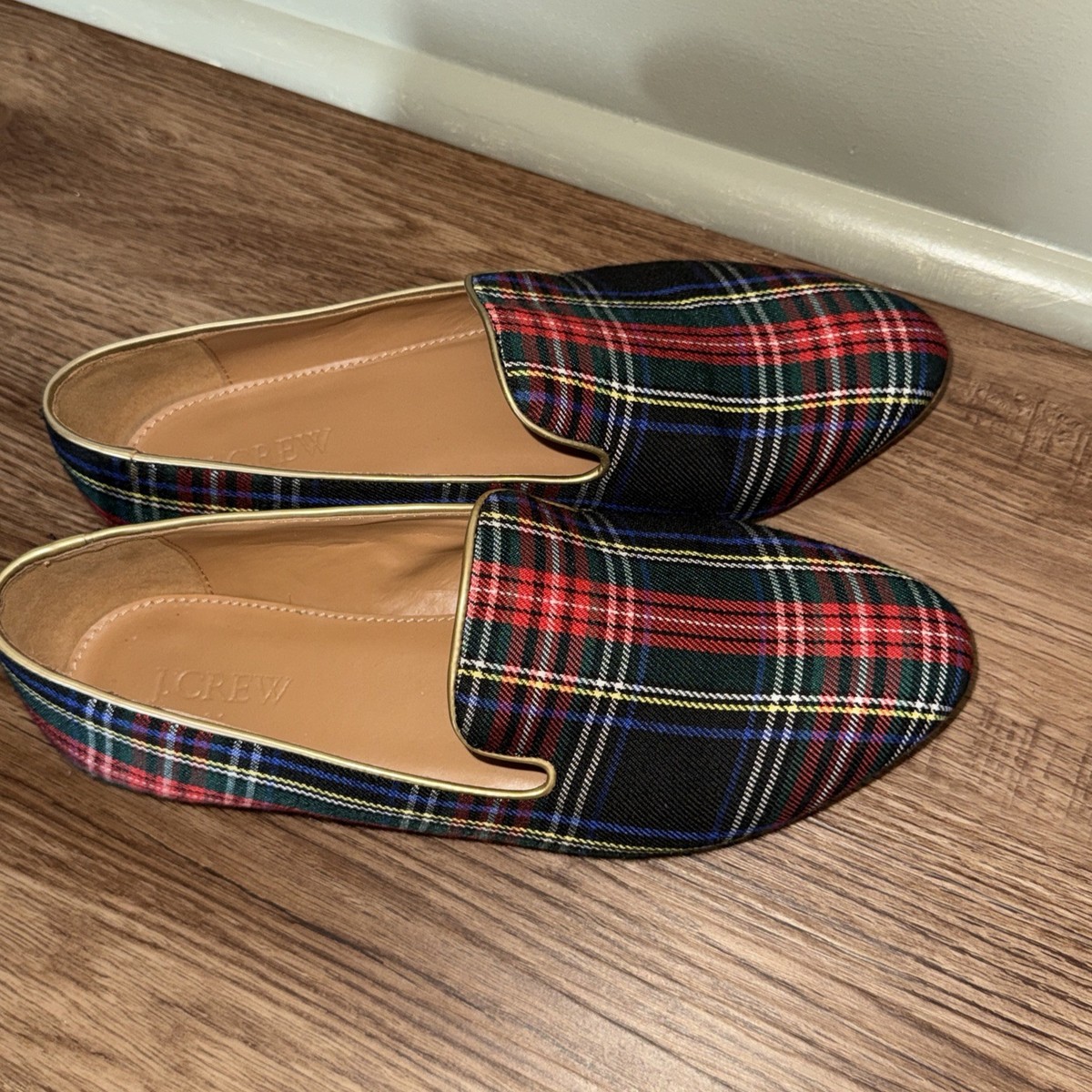 J.Crew Factory Womens Holiday Tartan Plaid Print Smoking 
