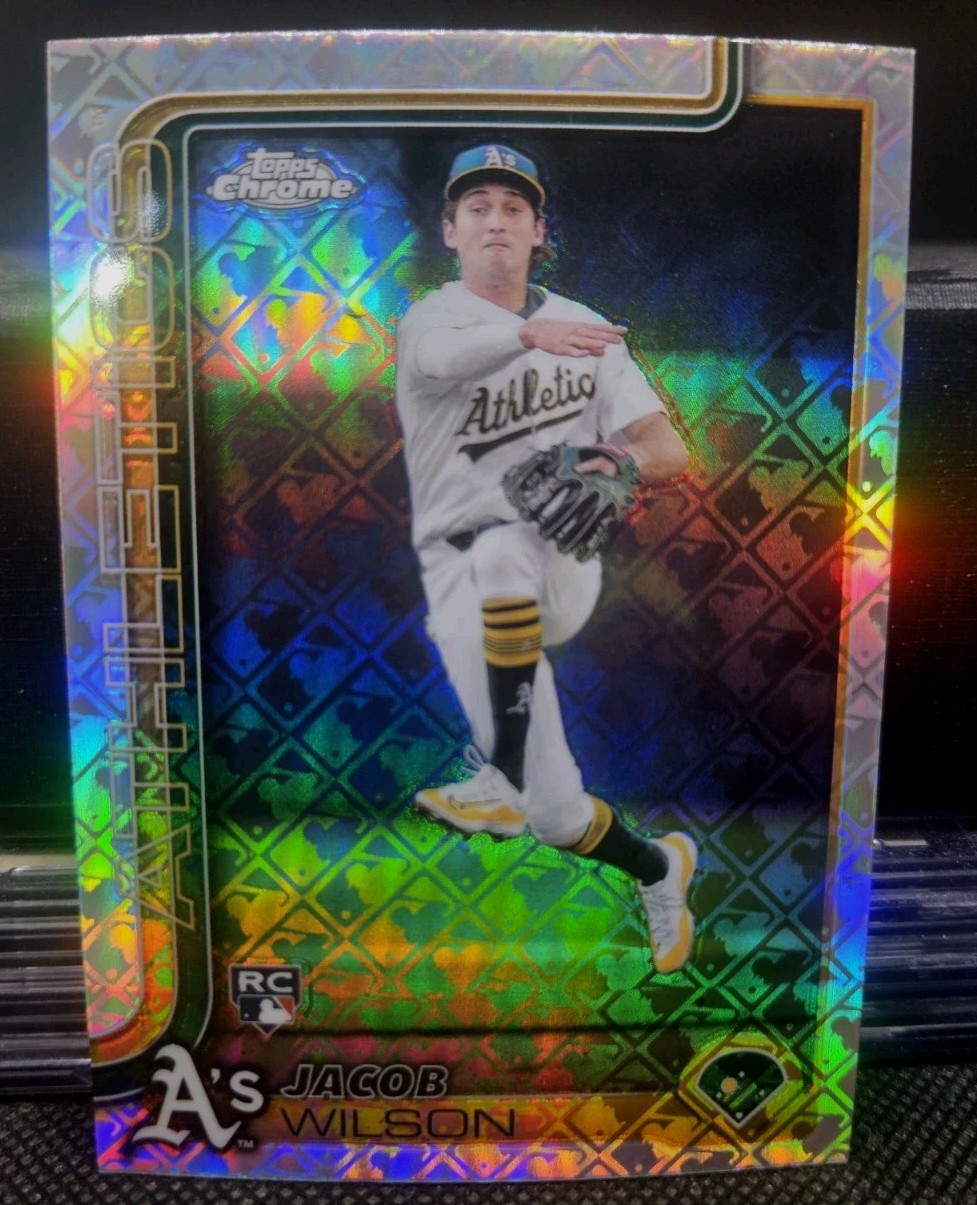 2025 Topps Chrome Logofractor Edition - Jacob Wilson, Jacob Wilson #96 (RC)